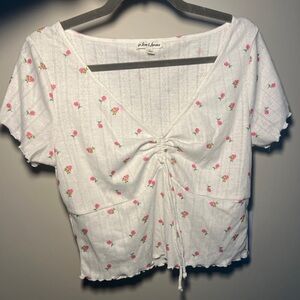 For Love and Lemons Pointelle Top